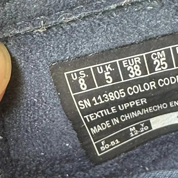 Bobs memory foam size 8 navy shoes - Picture 6 of 6